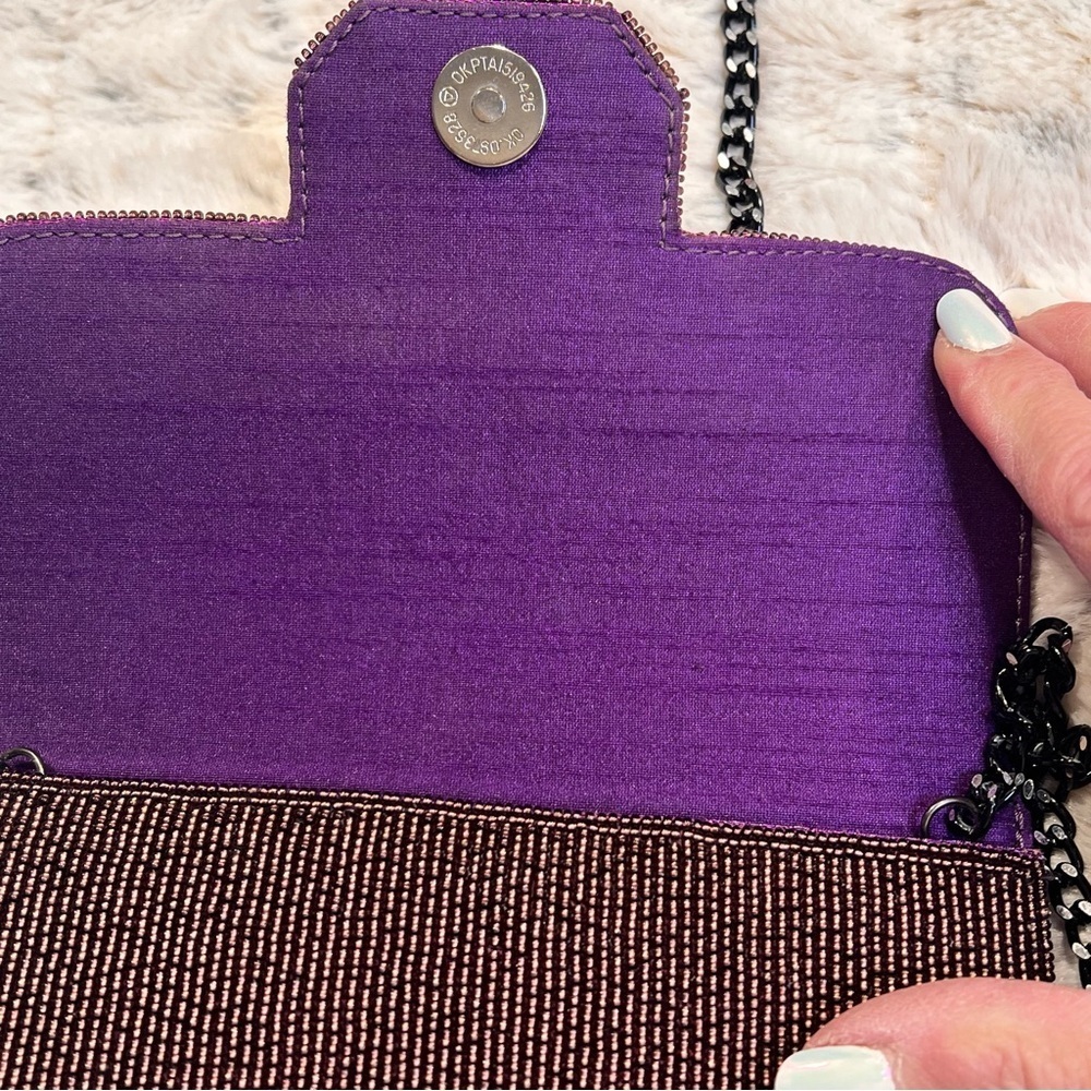 NWOT Mary Frances Embellished Beaded Crossbody Bag - Picture 7 of 10